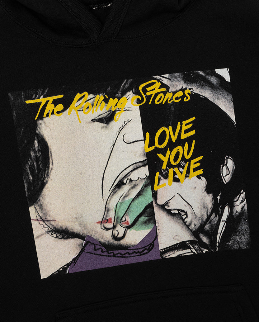 Love You Live Hoodie Detail