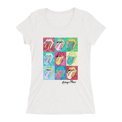 Pop Art Tongue Ladies Fit T-Shirt