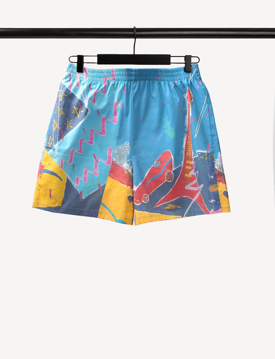 Rolling Stones Summer Print Shorts
