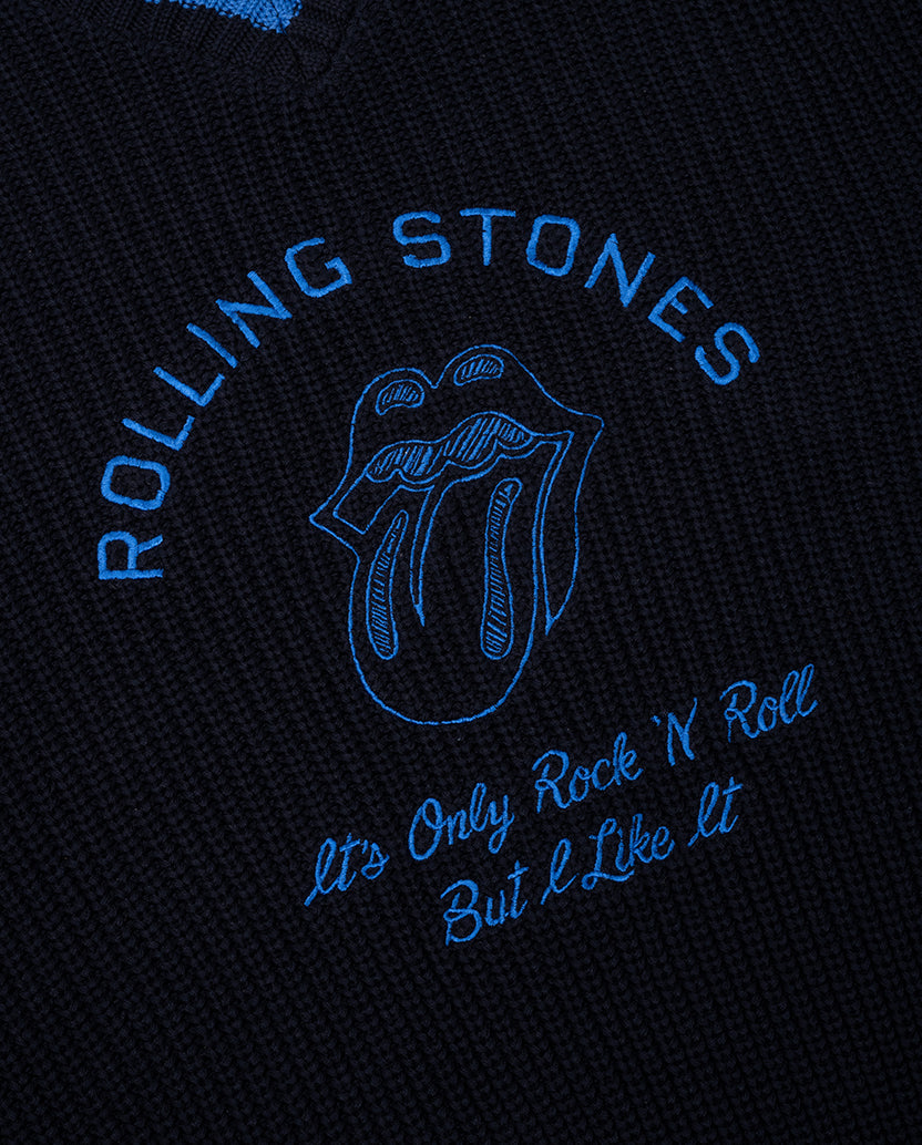 It's Only Rock N Roll College Knitwear Sweater Detail