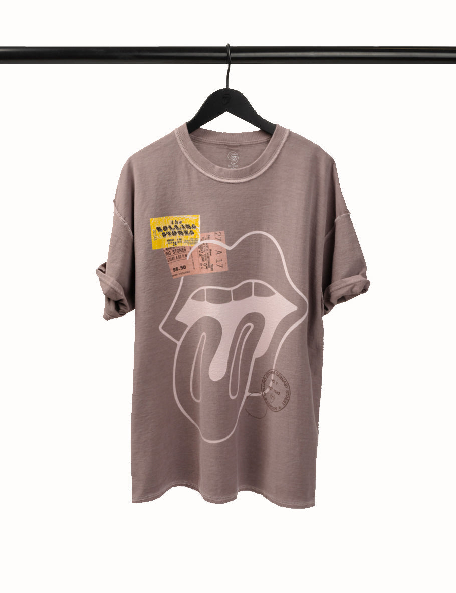 Ticket Stub Cuffed Sleeve T-Shirt