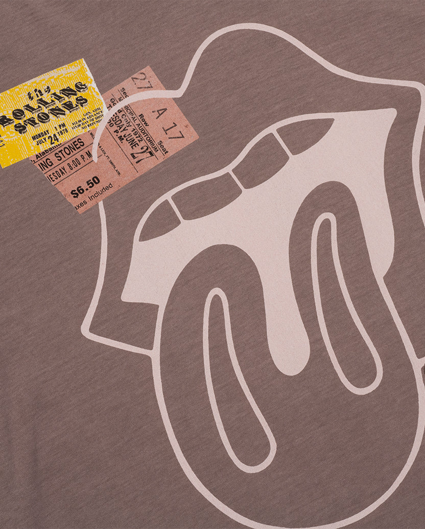Ticket Stub Cuffed Sleeve T-Shirt Detail