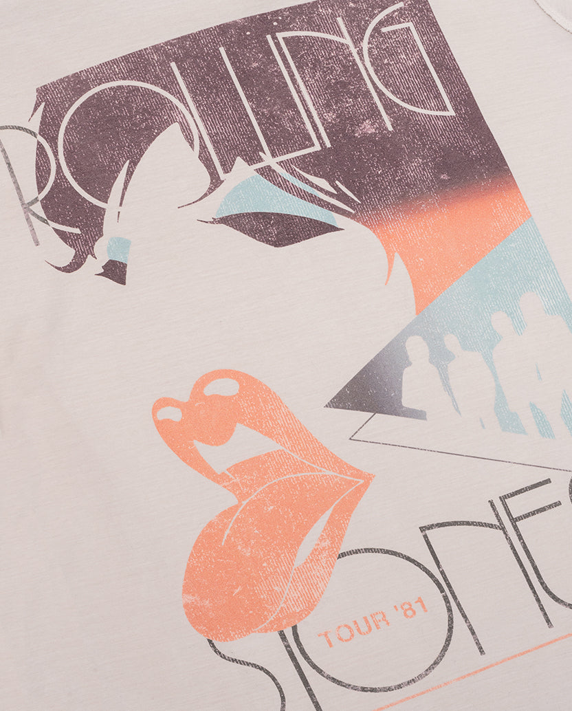 Vintage '81 Tour Cuffed Sleeve T-Shirt Detail
