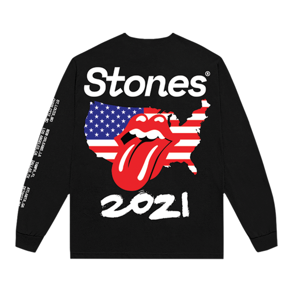 No Filter USA 2021 Black Long Sleeve Shirt – The Rolling Stones