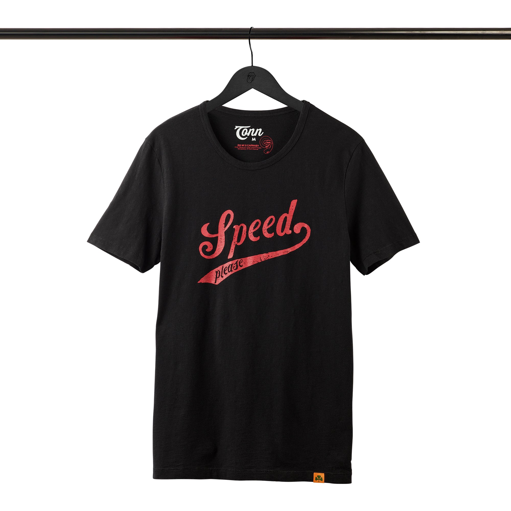 Stones x Tonn Speed Please Black T-Shirt Front