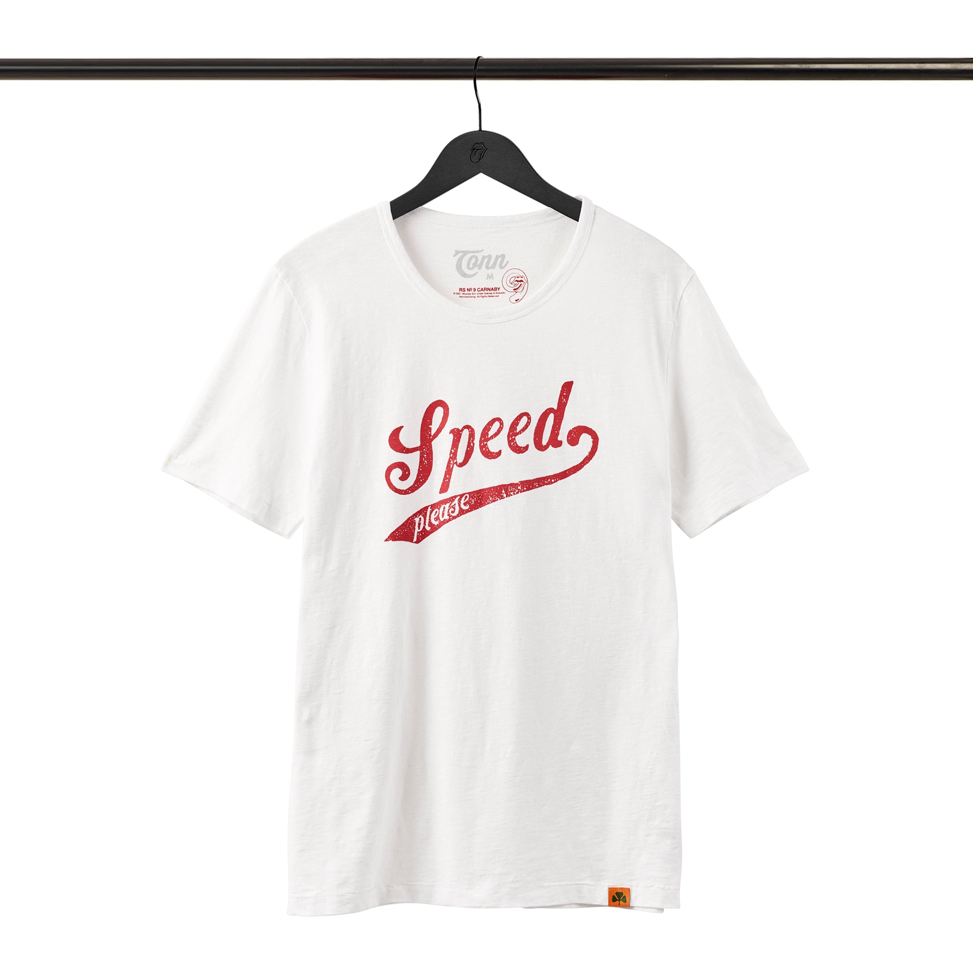 Stones x Tonn Speed Please White T-Shirt Front