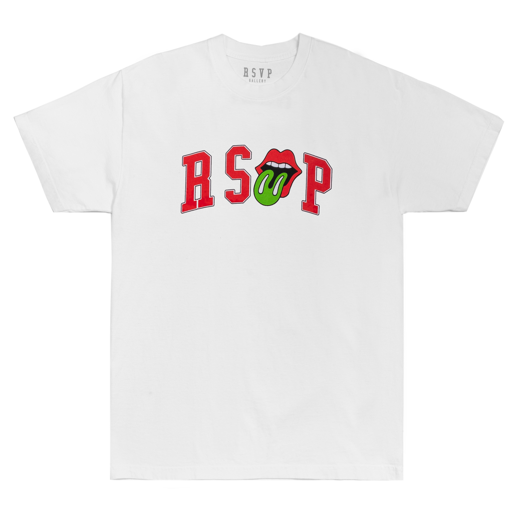 RSVP GALLERY X STONES ARCH LOGO T-SHIRT Front