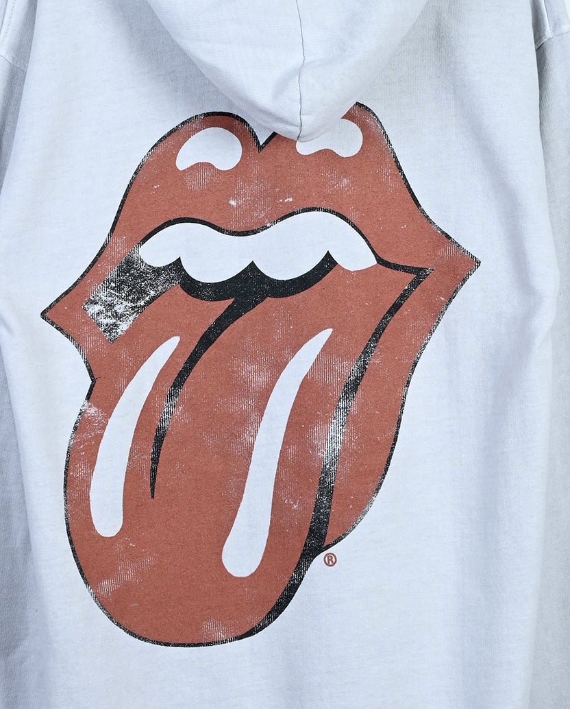 Varsity Print White Hoodie Back