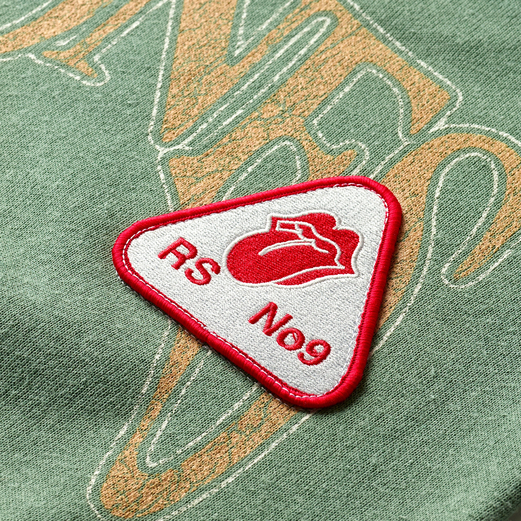 RS No9 Patch Kids Crewneck Detail