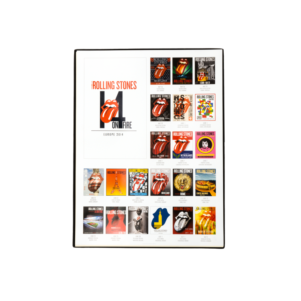 The Deluxe European Tour Lithograph Set - The Rolling Stones The Deluxe European Tour Lithograph Set - The Rolling Stones