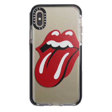 Rolling Stones x Casetify Clear Impact iPhone Case