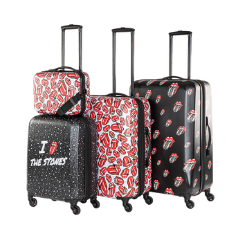 4PC Official Rolling Stones Traveller Luggage Set - IMG 1