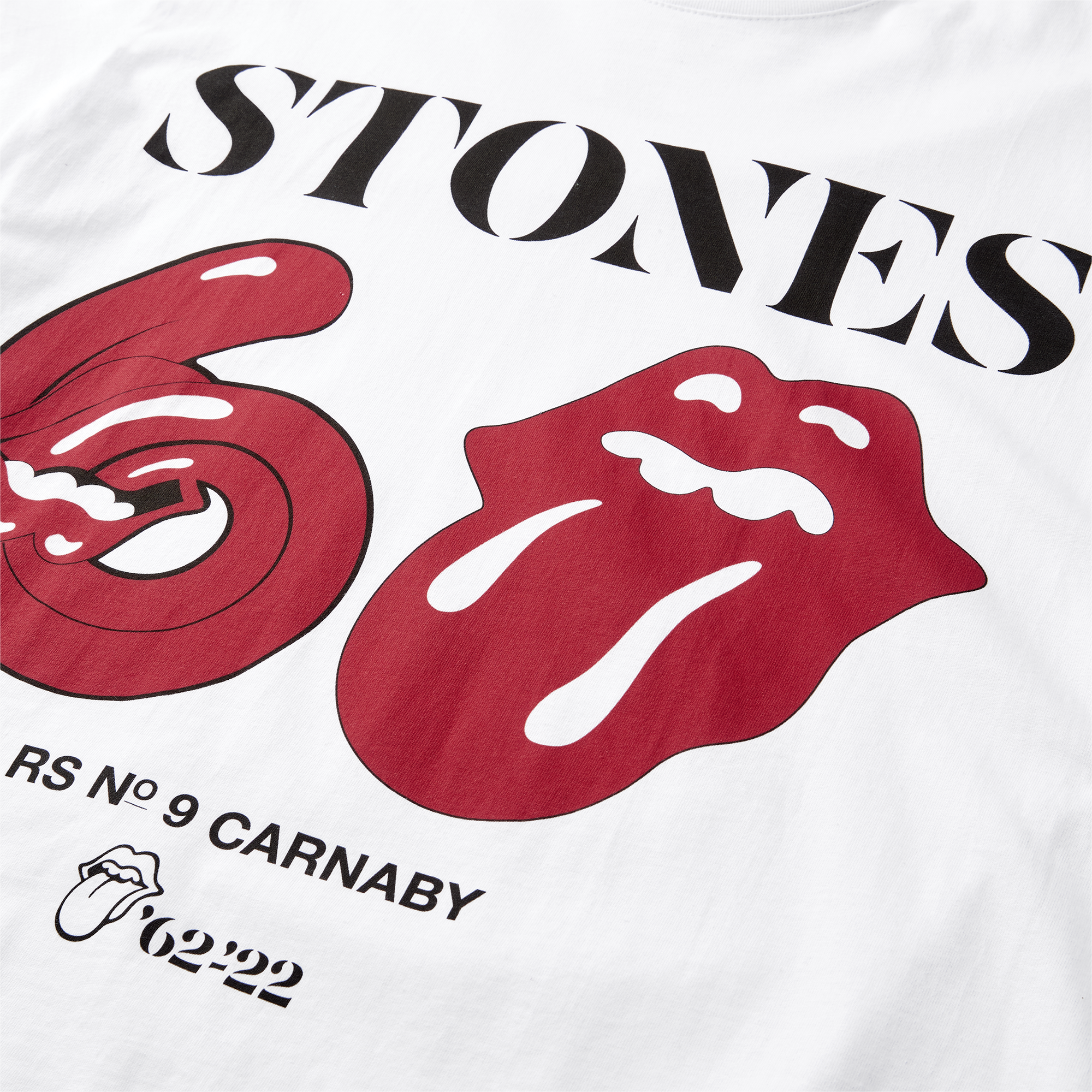 SIXTY Anniversary Stones T-Shirt Front Detail