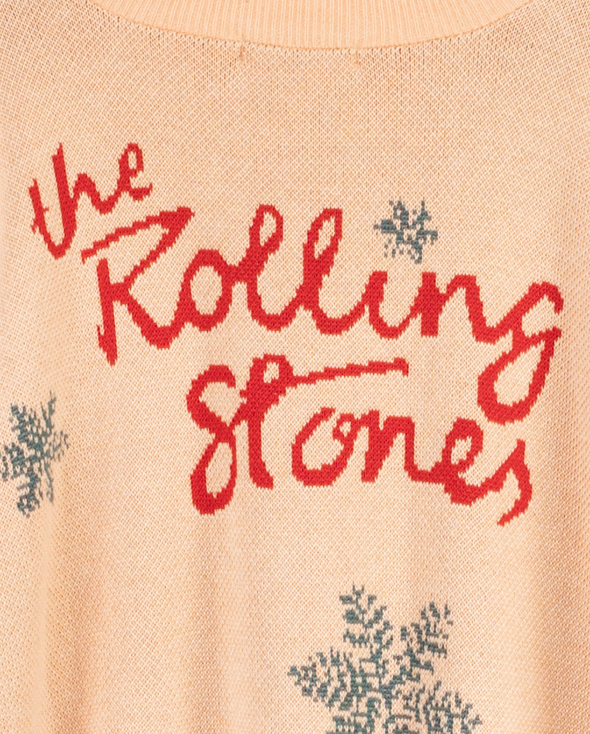 Snowflake Stones Logo Knitted Sweater Back Detail