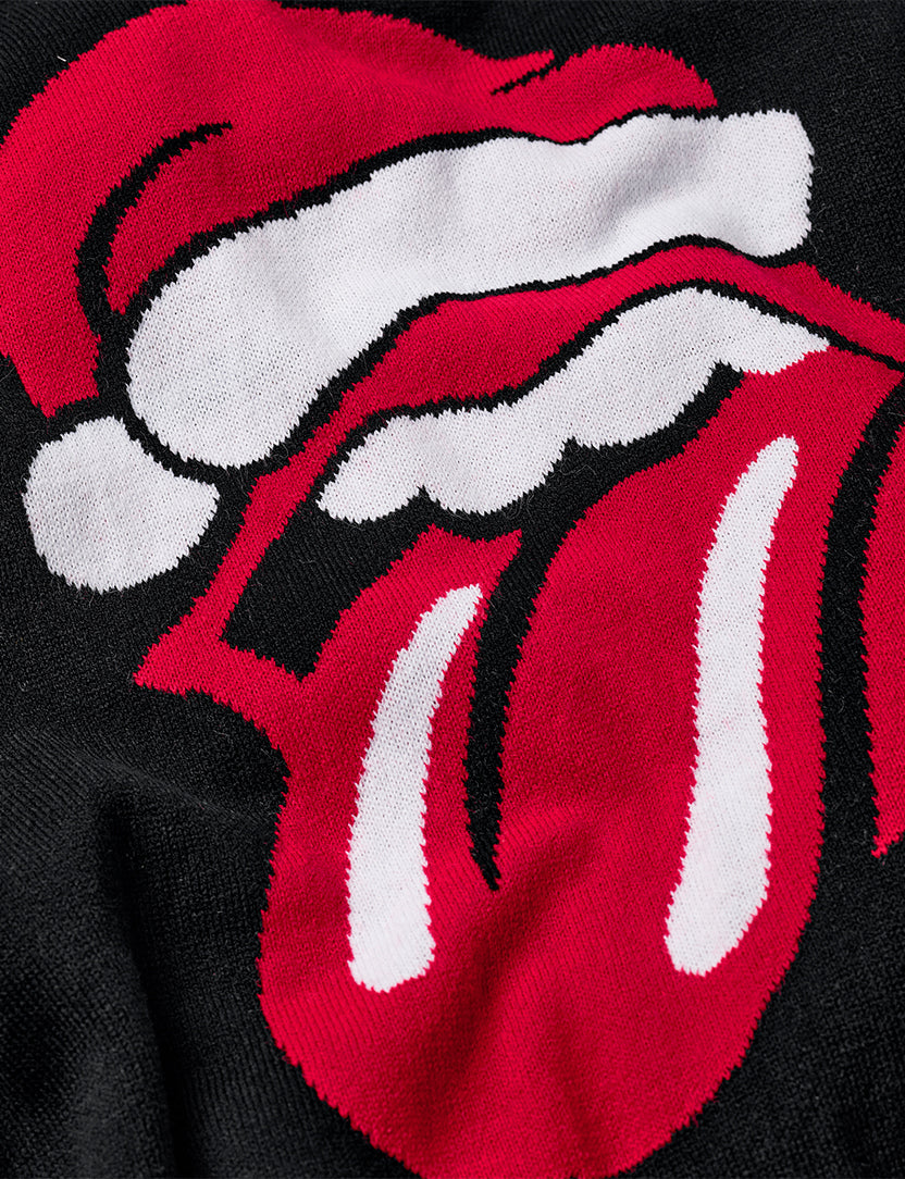 RS No. 9 Carnaby St. Santa Hat Cable Knit Sweater Detail