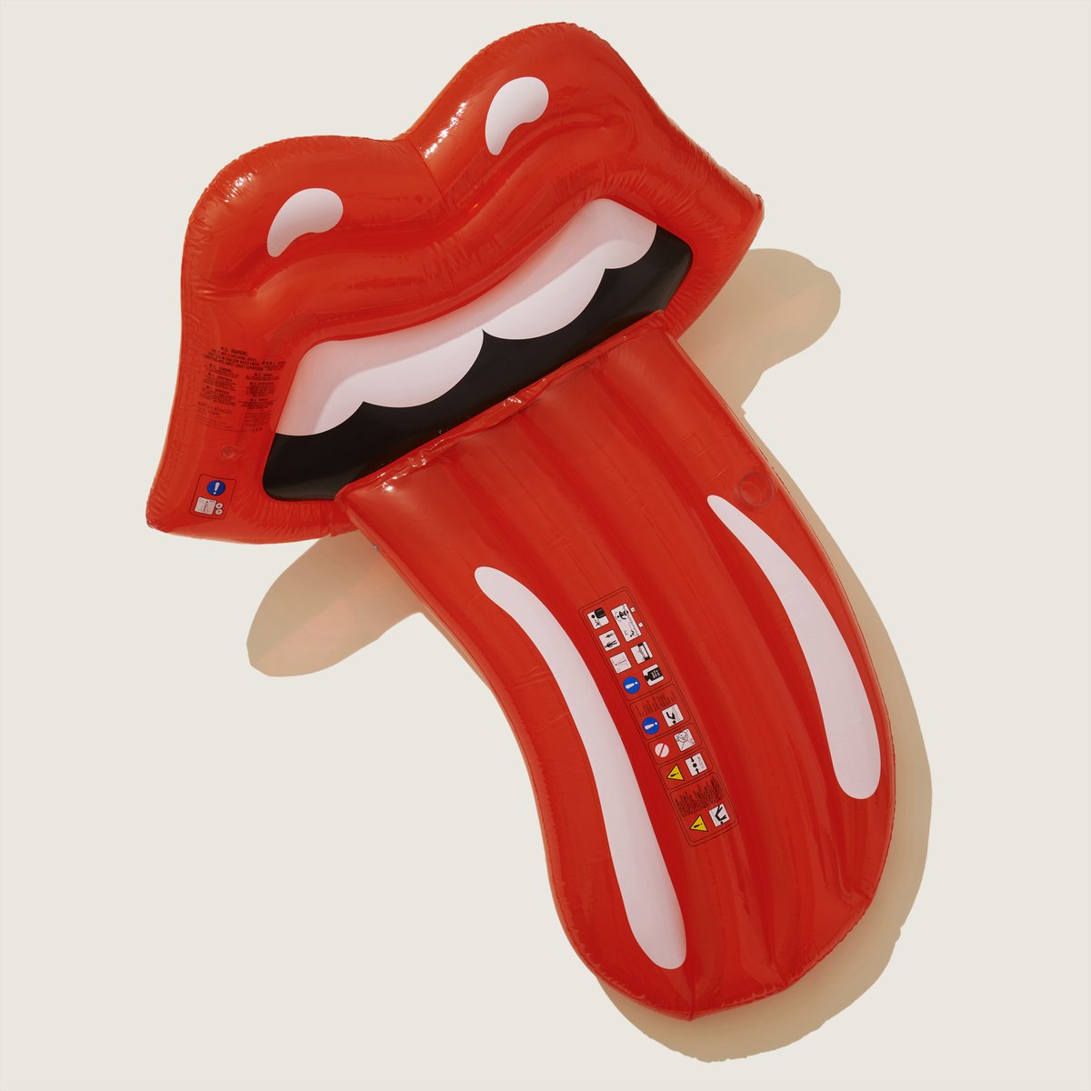 Stones x Sunnylife Classic Tongue Deluxe Sit-On Float Front