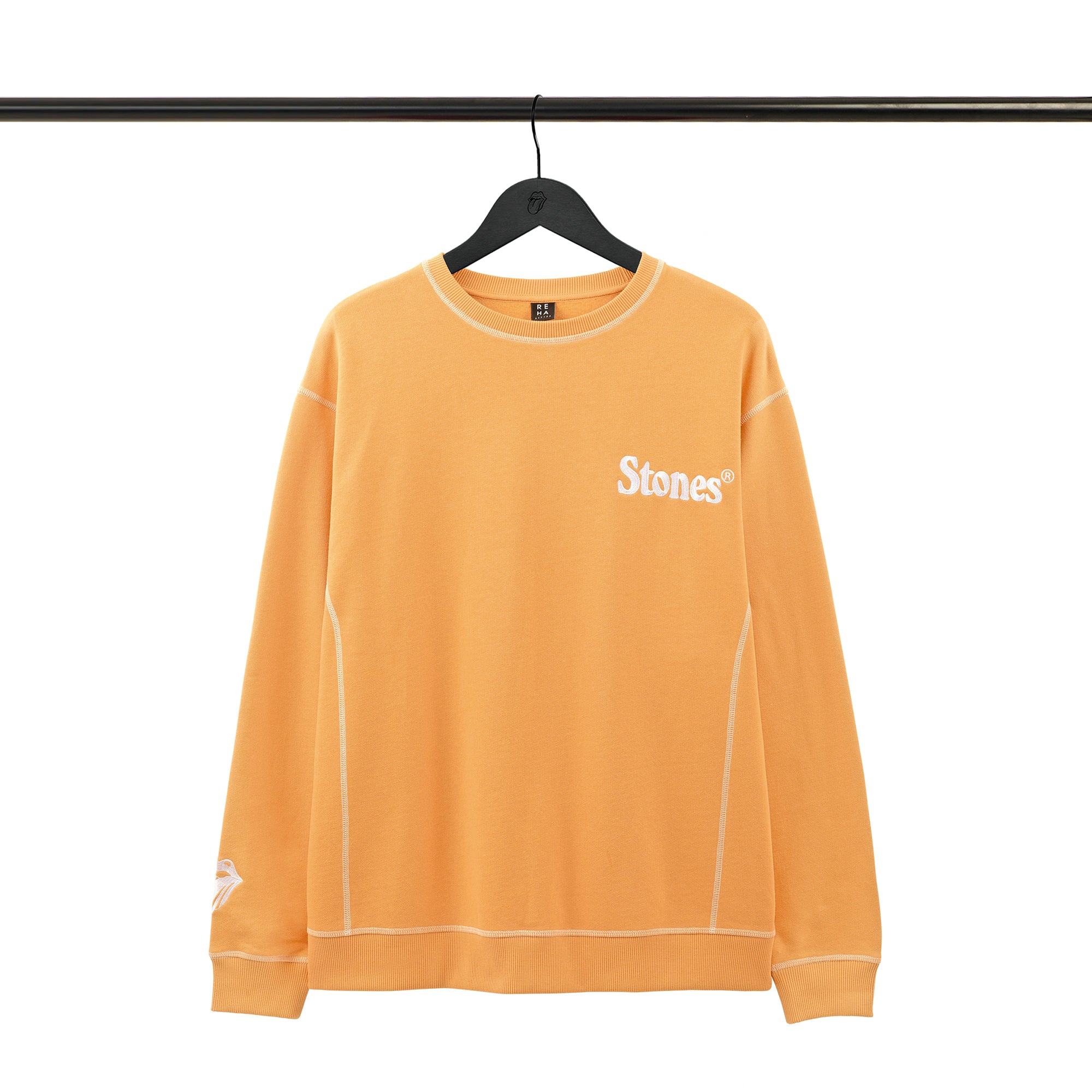 Stones Contrast Stitch Crewneck