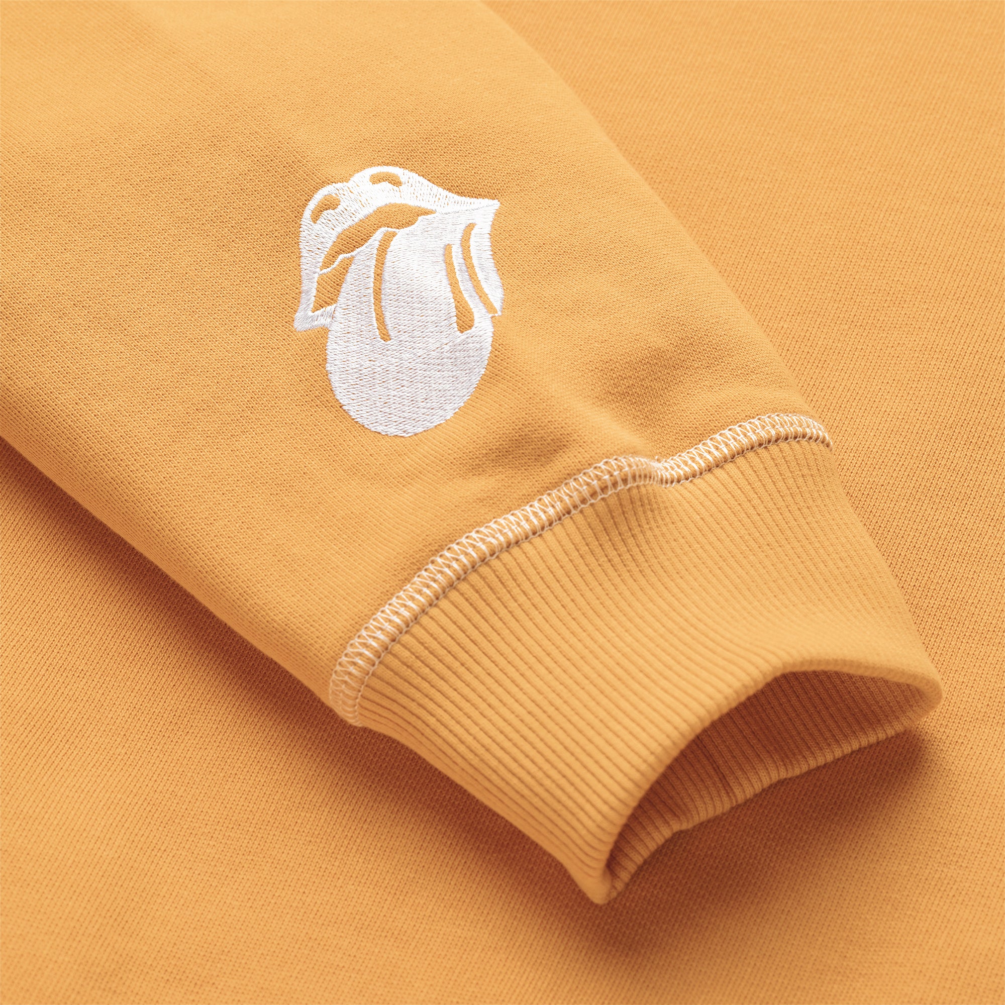 Stones Contrast Stitch Crewneck Detail