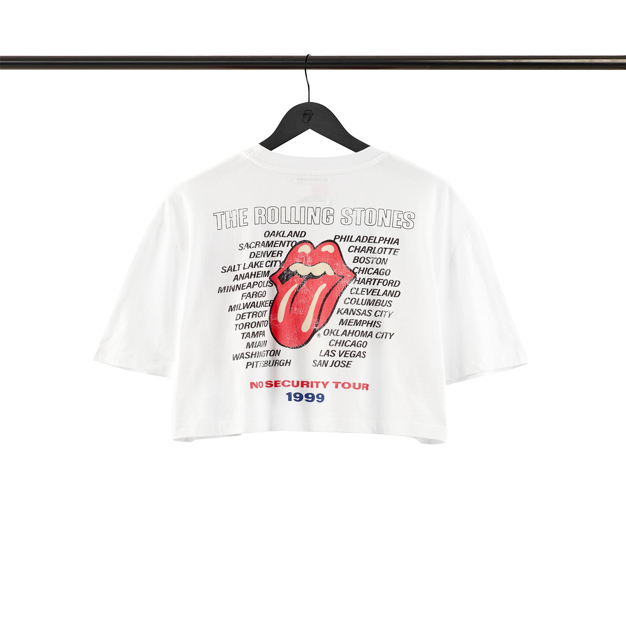 Stones x Tommy Hilfiger Crop T-Shirt Back