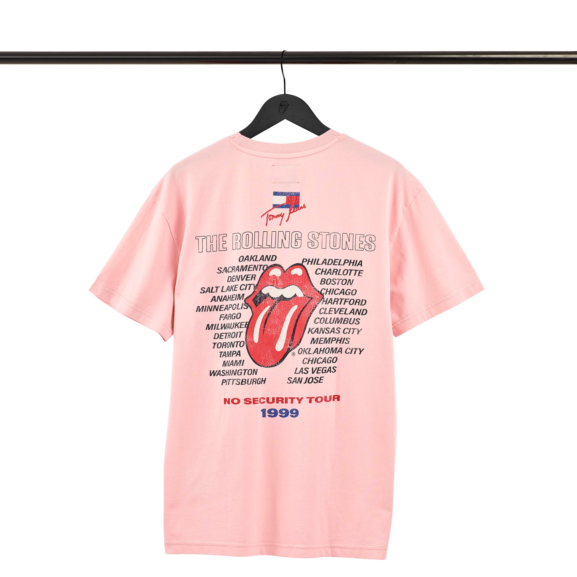 Stones x Tommy Hilfiger Duchess Pink T-Shirt Back
