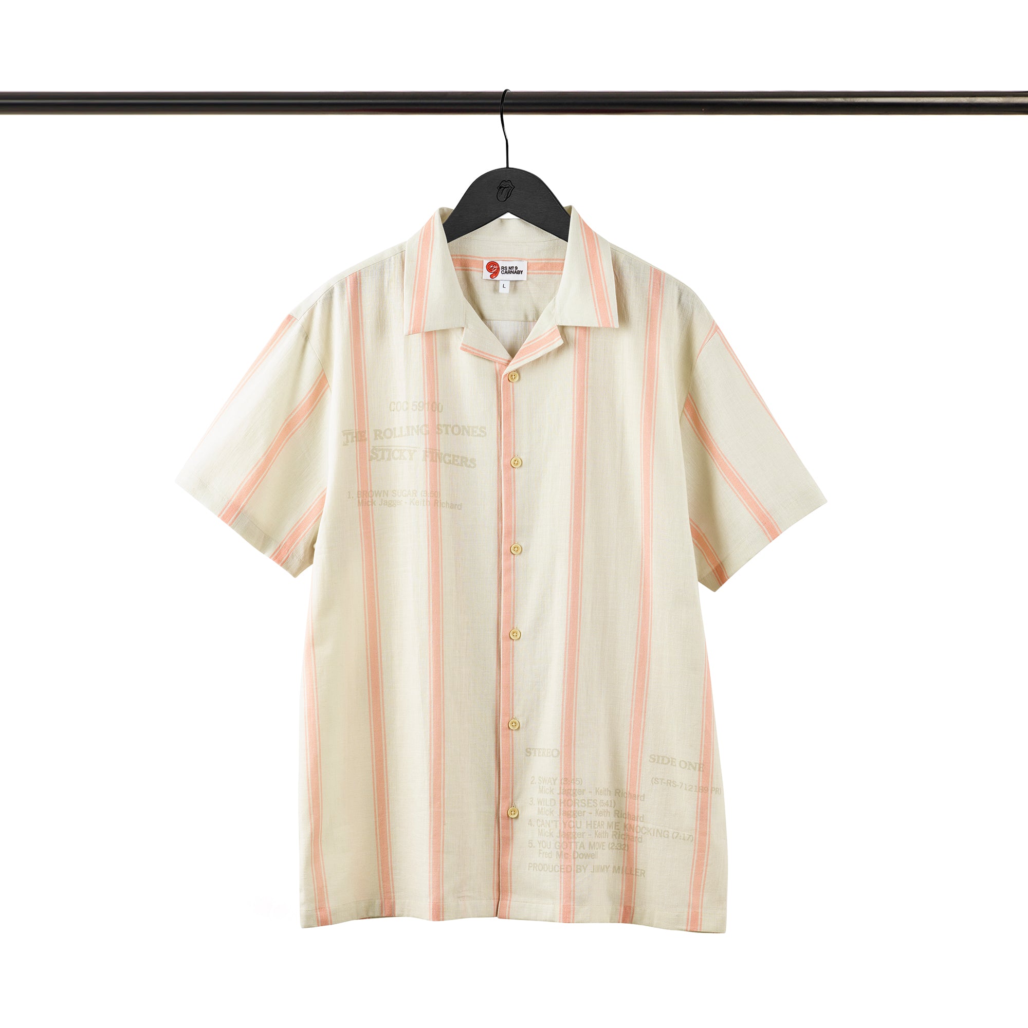 Sticky Fingers Striped Linen Short Sleeve Shirt