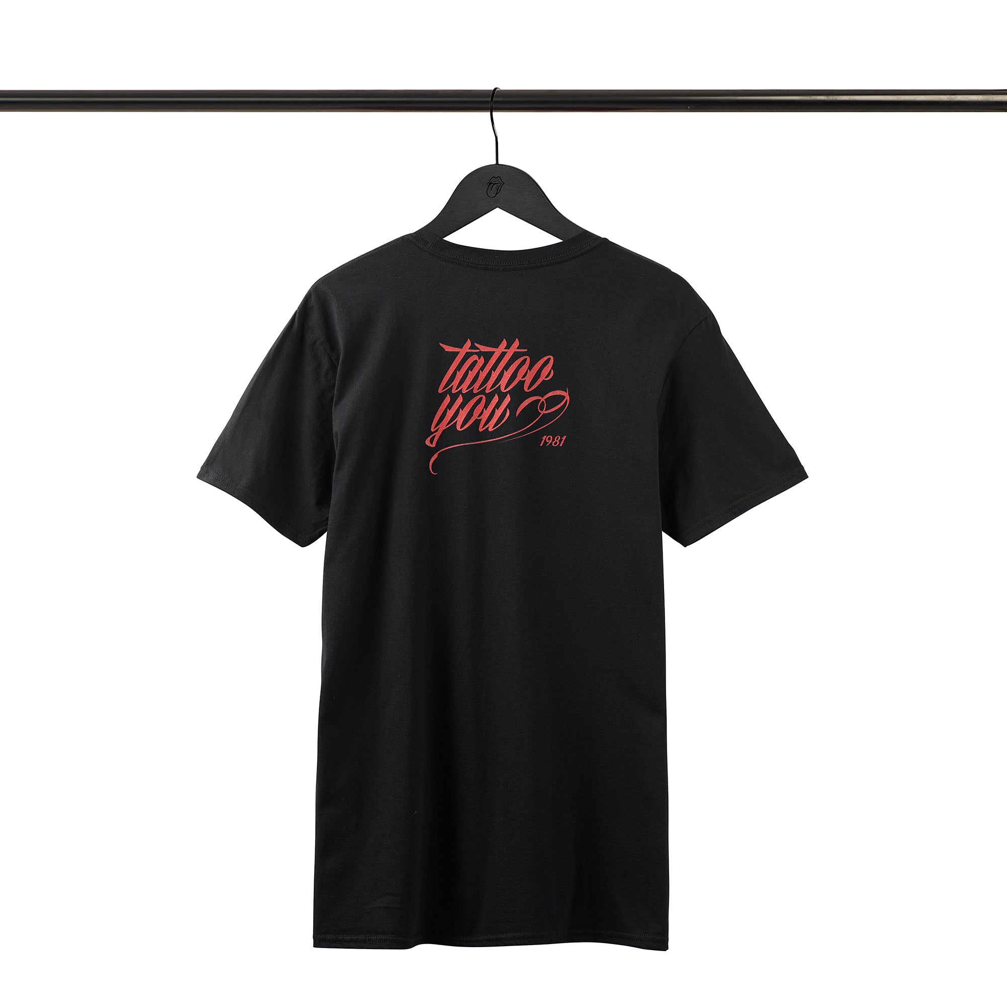 Tattoo You Tongue Black T-Shirt Back
