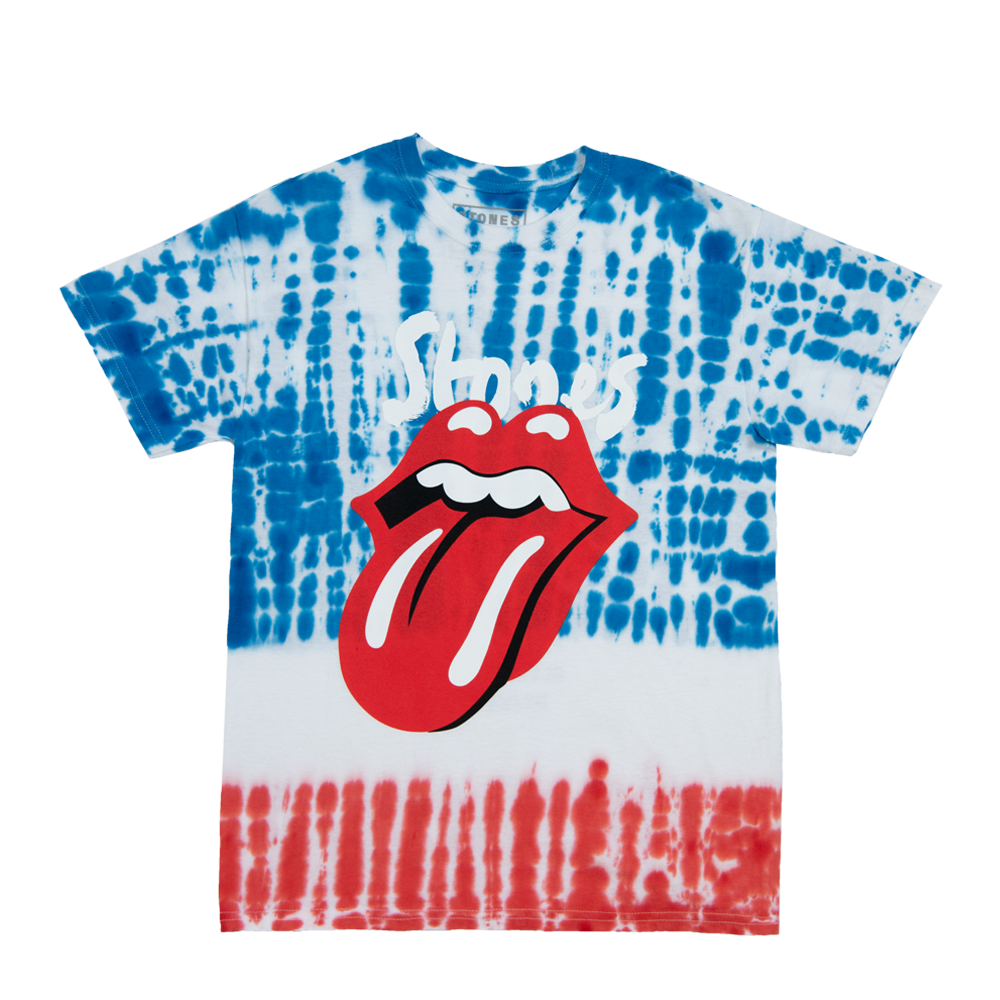 Tie dye 2024 rolling stones shirt