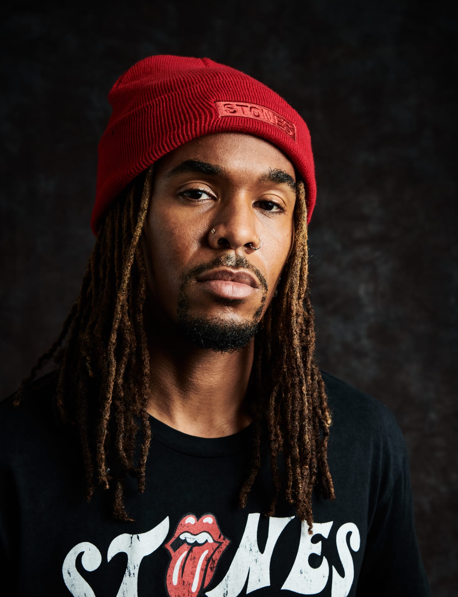 Stones Red Logo Beanie