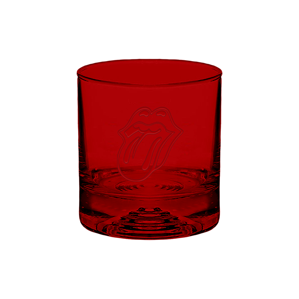 Stones Red Whiskey Glass Front