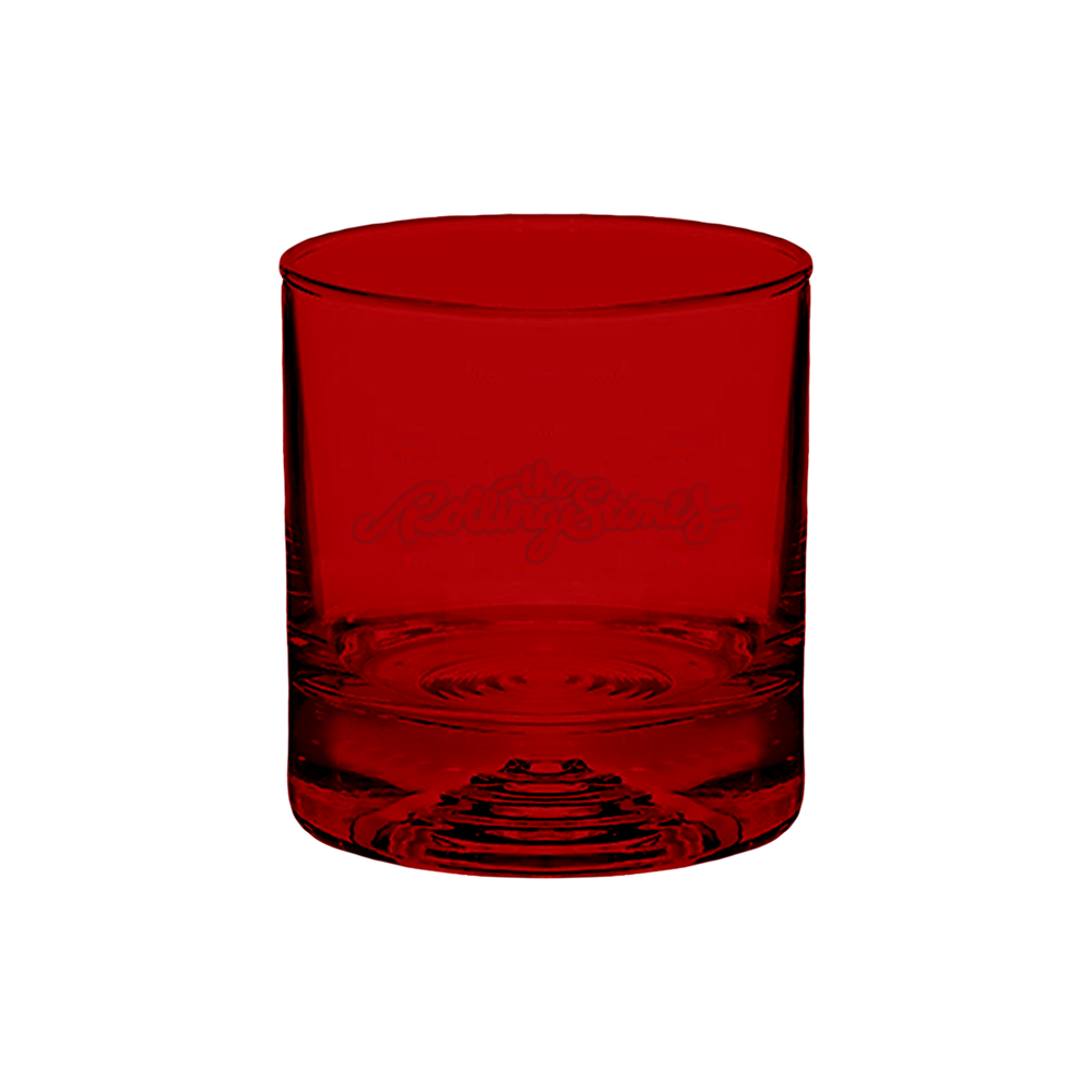 Stones Red Whiskey Glass Back