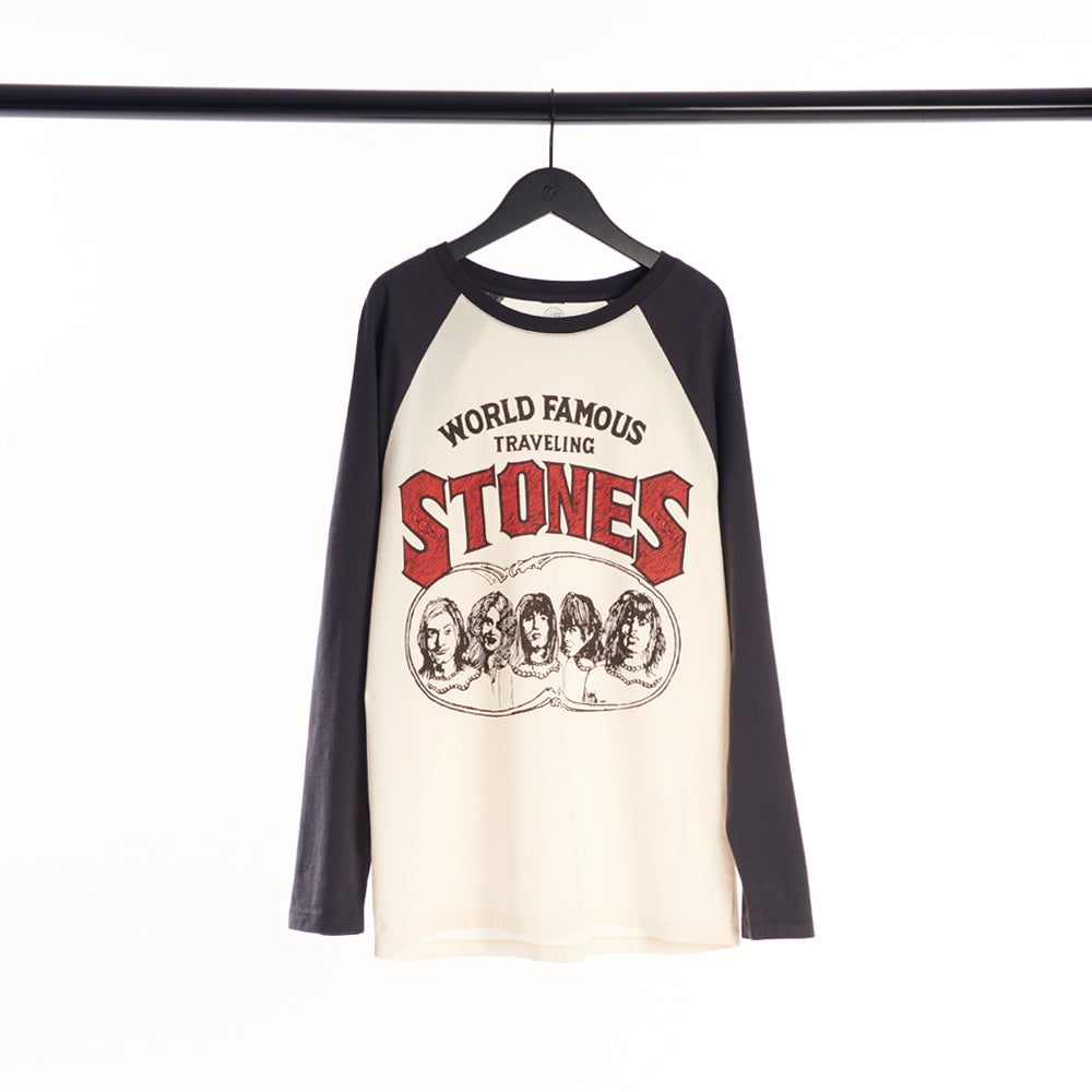 World Famous Print Raglan Longsleeve Shirt