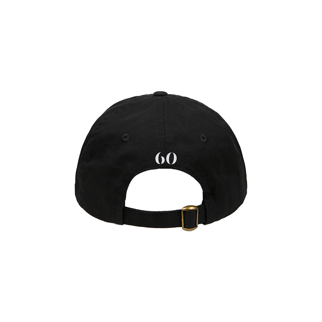 SIXTY Black Baseball Cap Back