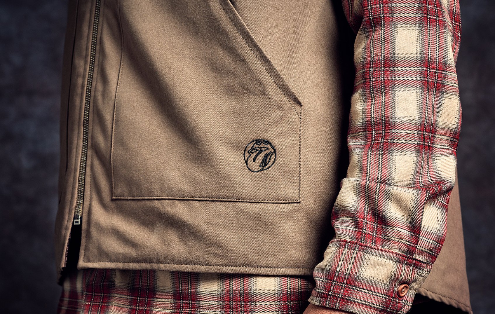 Olive Work Vest