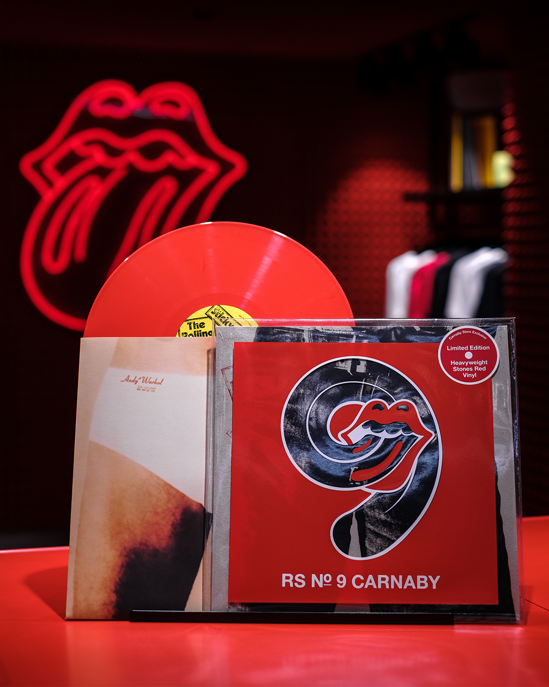 The Rolling Stones – Sticky Fingers (Carnaby Street Exclusive Stones Red Vinyl) (Half Speed Master 180g Vinyl)