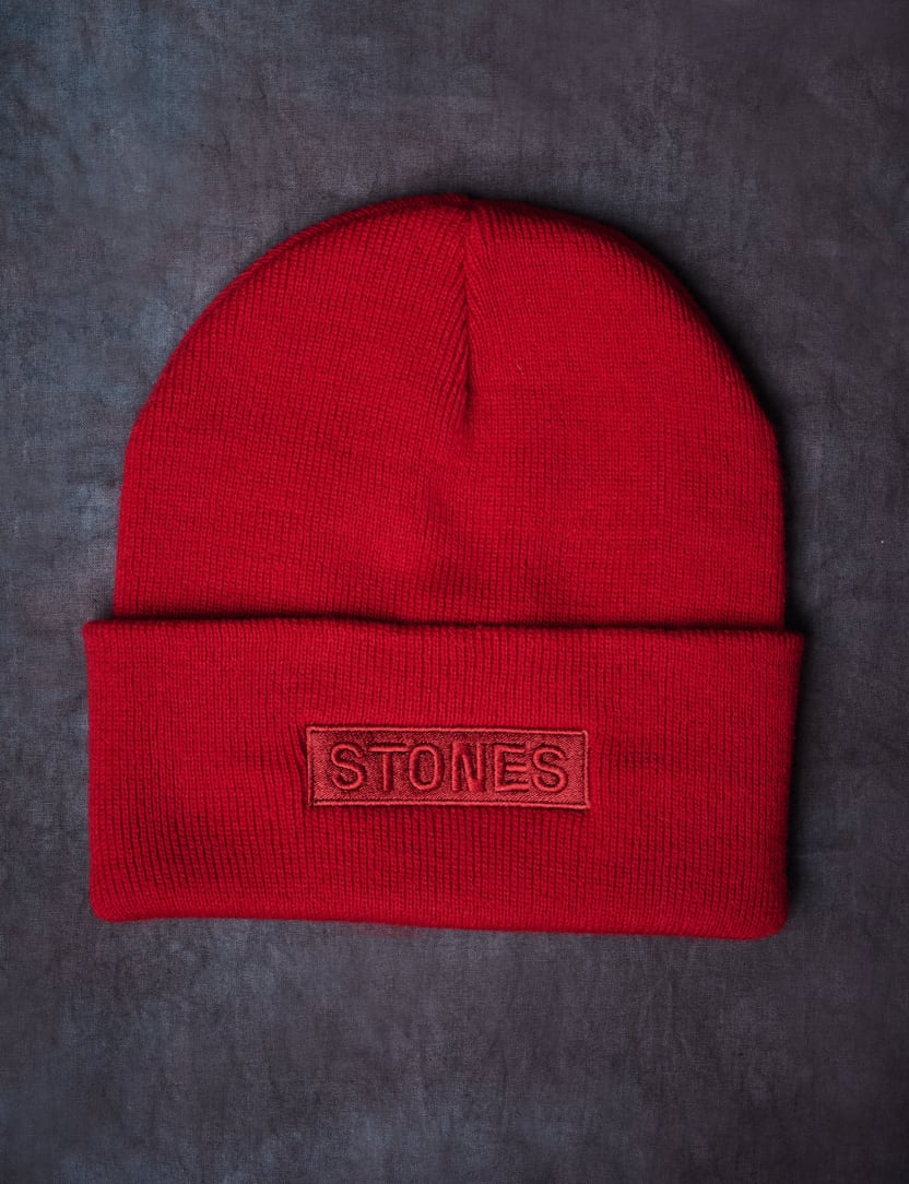 Stones Red Logo Beanie