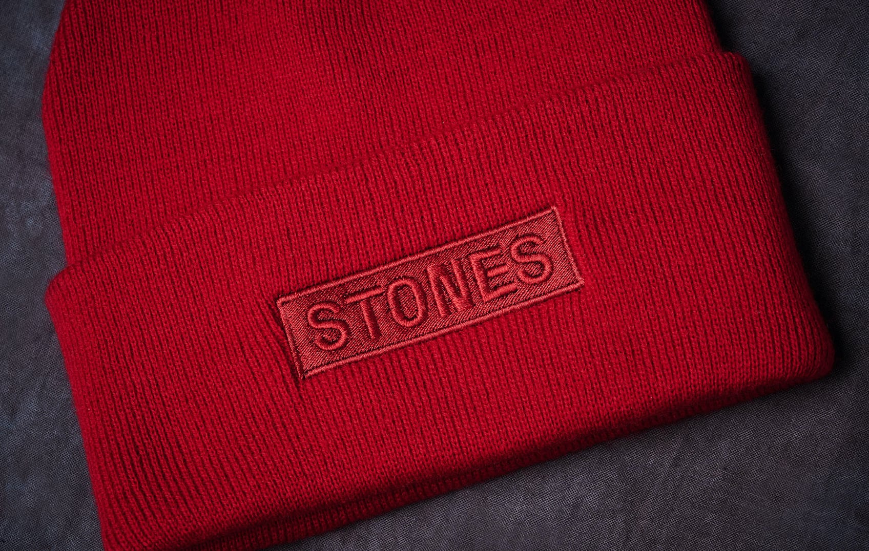 Stones Red Logo Beanie