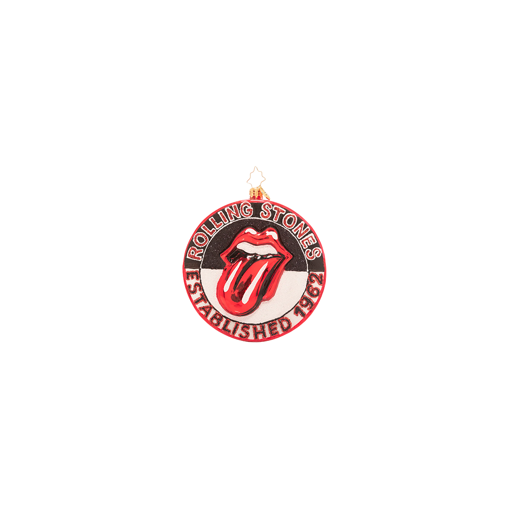 Radko x Rolling Stones 60 Years of The Stones Ornament Front