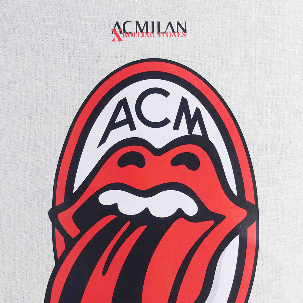 Stones x AC Milan Tote Bag Logo Detail